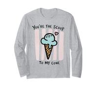 Vous êtes Le Scoop to My Cone Ice Cream Love Design Manche Longue