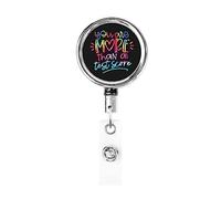 Vous êtes plus qu'un score de test porte-badge rétractable bobine clip porte-carte d'identité pour infirmière étudiant employé de bureau