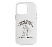 Vous êtes Soit Un Gars Intelligent, Soit Une Grenouille drôle à l'odeur de Pet Coque pour iPhone 14 Pro Max