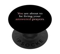 Vous êtes sur Le Point de Vivre Vos prières répondues PopSockets PopGrip Adhésif