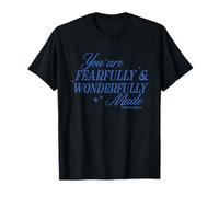 Vous êtes terriblement et merveilleusement Fait chrétien des versets de la Bible T-Shirt