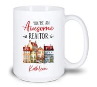 Vous Êtes Un Agent Immobilier Formidable Mug Durable Tasse À Thé Céramique Tasse À Café Cadeaux Fantaisie Pour Bureau Pâques Noël 330ml