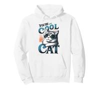 Vous êtes Un Chat génial avec Shades Design Sweat à Capuche