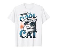Vous êtes Un Chat génial avec Shades Design T-Shirt Graphique avec Valeur