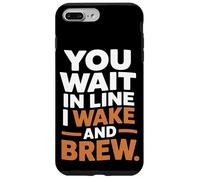 Vous faites la queue, je me réveille et je prépare du café à la maison Coque pour iPhone 7 Plus/8 Plus
