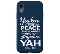 Vous Gardez en Parfaite Paix Ceux Dont l'esprit est resté sur YAH Coque pour iPhone XR