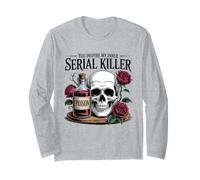 Vous inspirez Le Tueur en série Qui sommeille en Moi - Spooky Season Skull Manche Longue