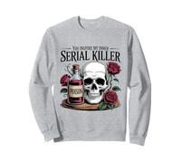 Vous inspirez Le Tueur en série Qui sommeille en Moi - Spooky Season Skull Sweatshirt