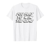 Vous jouez pour Gagner Le Jeu | Football Sportif T-Shirt Graphique avec Valeur