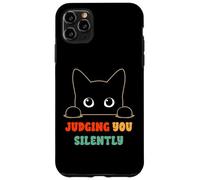 Vous Juger silencieusement, Dit « Black Cat Lover Sarcastic » Coque pour iPhone 11 Pro Max
