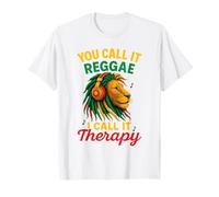Vous l'appelez reggae je l'appelle thérapie Jamaïcain Rasta T-Shirt