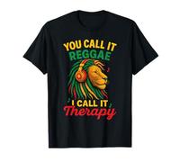 Vous l'appelez reggae je l'appelle thérapie, Jamaïcain Rasta T-Shirt