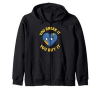 Vous le cassez, vous l'achetez - Anime drôle Broken Heart Sweat à Capuche