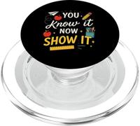 Vous le savez maintenant Montrez-le motivant, professeur drôle PopSockets PopGrip pour MagSafe