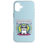 Vous m'avez découvert Le Nouveau DLC Cat Shades Pixel Art Coque pour iPhone 16 Plus