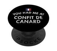 Vous m'avez Fait Manger au Confit de Canard PopSockets PopGrip Adhésif