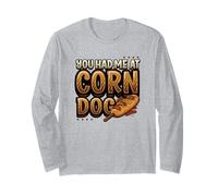 Vous m'avez Fait Venir à Corn Dog Manche Longue