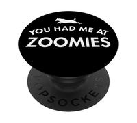 Vous m'avez Fait Venir à Zooming Dog PopSockets PopGrip Adhésif