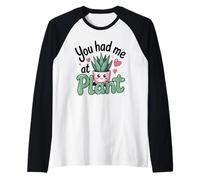 Vous m'avez Fait Venir chez Plant Cute Succulent Plant Lover Manche Raglan