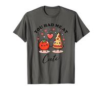 Vous m'avez invité à Cute Pizza Kawaii Pizza Couple Match T-Shirt