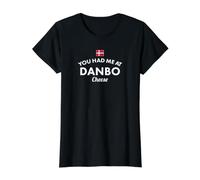Vous m'avez invité au Danbo Cheese T-Shirt Graphique avec Valeur, Femme, Noir, M