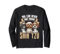 Vous n'aurez jamais assez de chiens mignons Shih Tzu Manche Longue
