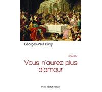 Vous n'aurez plus d'amour