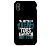 Vous n'avez Pas Besoin de dix Orteils si Vous Regardez ce Bon Orteil amputé Coque pour iPhone X/XS
