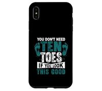 Vous n'avez Pas Besoin de dix Orteils si Vous Regardez ce Bon Orteil amputé Coque pour iPhone XS Max