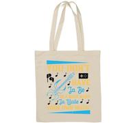 Vous n'avez pas besoin d'être dans un groupe de rock pour écrire votre propre musique Sac fourre-tout en coton naturel Blanc