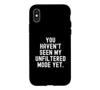 Vous n'avez Pas vu Mon Mode Non filtré mais Audacieux Coque pour iPhone X/XS