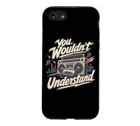 Vous ne comprendriez Pas Cassette Boombox Music Lover Coque pour iPhone SE (2020) / 7/8