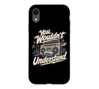 Vous ne comprendriez Pas Cassette Boombox Music Lover Coque pour iPhone XR