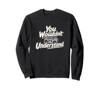 Vous ne comprendriez Pas la Cassette Boombox Music des années 80 Sweatshirt
