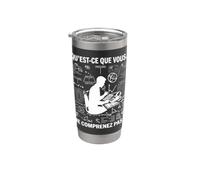 vous ne comprenez pas comptable comptabilité compta Drôle Gobelet isotherme en acier inoxydable double paroi