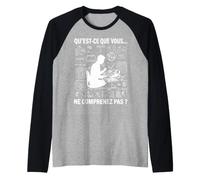 Vous ne comprenez Pas Comptable comptabilité compta Drôle Manche Raglan