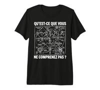Vous ne comprenez Pas Comptable comptabilité compta Drôle T-Shirt Haut de Gamme