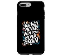 Vous ne gagnerez jamais si Vous ne commencez jamais Coque pour iPhone 7 Plus/8 Plus