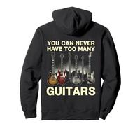 Vous ne Pouvez jamais Avoir trop de Guitares Cadeau drôle de Sweat à Capuche