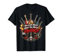 Vous ne Pouvez jamais Avoir trop de Guitares T-Shirt Graphique avec Valeur