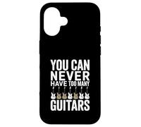 Vous ne Pouvez jamais Avoir trop de guitaristes Coque pour iPhone 16
