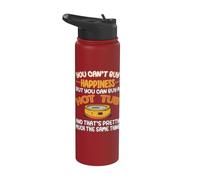 Vous ne pouvez pas acheter le bonheur mais un bain à remous Stainless Steel Insulated Water Bottle