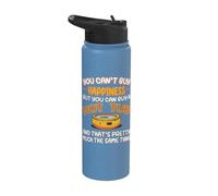 Vous ne pouvez pas acheter le bonheur mais un bain à remous Stainless Steel Insulated Water Bottle