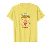 Vous ne Pouvez Pas Acheter Le Bonheur, mais Vous Pouvez Acheter de la crème glacée T-Shirt, Homme, Citron, S