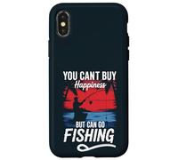 Vous ne pouvez pas acheter le bonheur, mais vous pouvez aller à la pêche en tant que pêcheur Coque pour iPhone X/XS