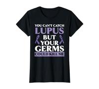 Vous ne Pouvez Pas Attraper Le Lupus, mais Vos germes Pourraient me Tuer T-Shirt Graphique avec Valeur, Femme, Noir, M