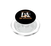 Vous ne Pouvez Pas siroter avec Nous Un drôle de vin de sorcière PopSockets PopGrip pour MagSafe