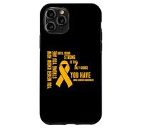 Vous ne Savez jamais à Quel Point Vous êtes Fort Cancer des os Coque pour iPhone 11 Pro