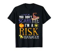 Vous n'effrayez Pas Risk Manager Funny Halloween T-Shirt