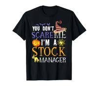Vous n'effrayez Pas Stock Manager Funny Halloween T-Shirt